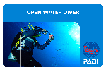 Certificación Open Water Diver PADI