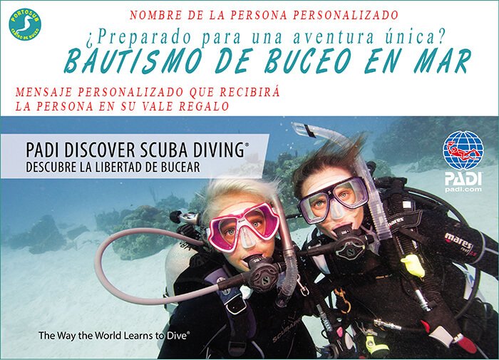 Vale Regalo Bautismo de Buceo