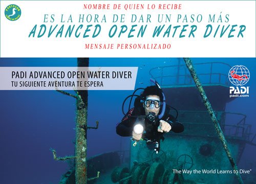 Regalo de buceo vale avanzado Regalo de buceo vale avanzado