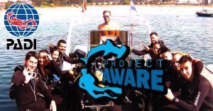 EVENTO: Limpieza Submarina de la Darsena en Portonovo con Portosub