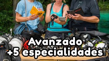 5 Especialidades de Buceo + Curso Avanzado